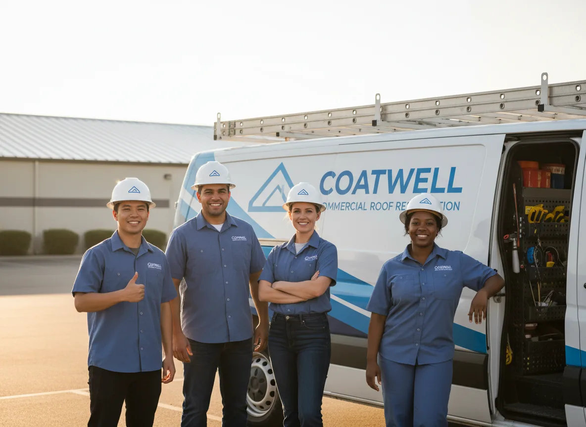 Commercial roof coating company in Hulbert, OK